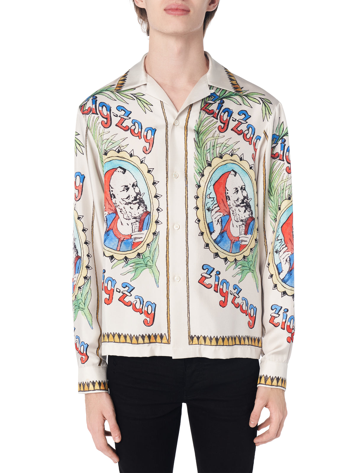 ZIG ZAG LS BOWLING SHIRT