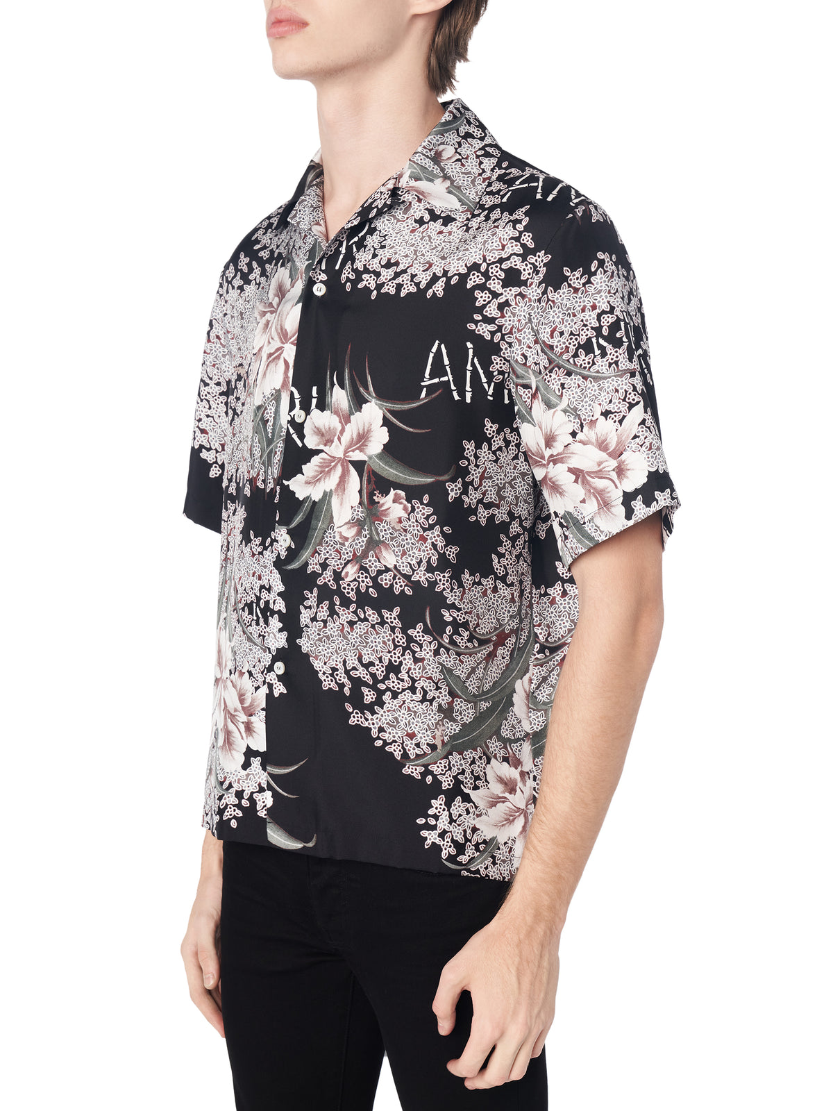 HIBISCUS TIKI BOWLING SHIRT