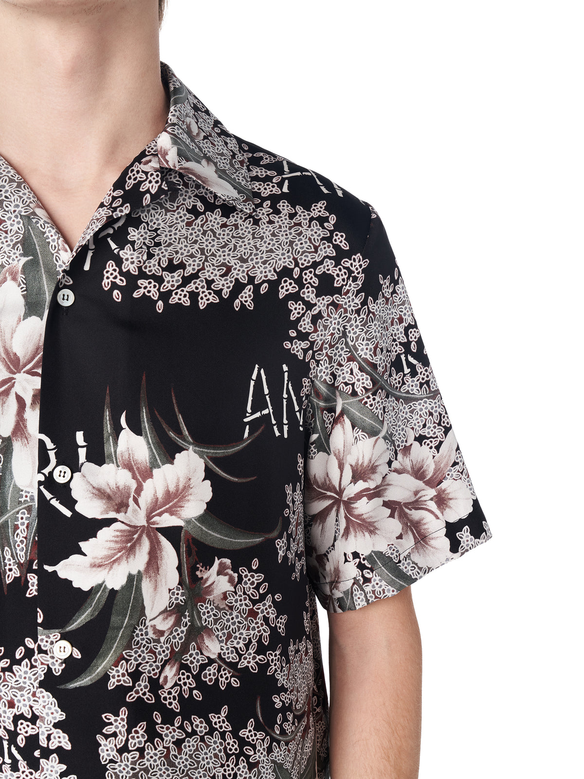 HIBISCUS TIKI BOWLING SHIRT