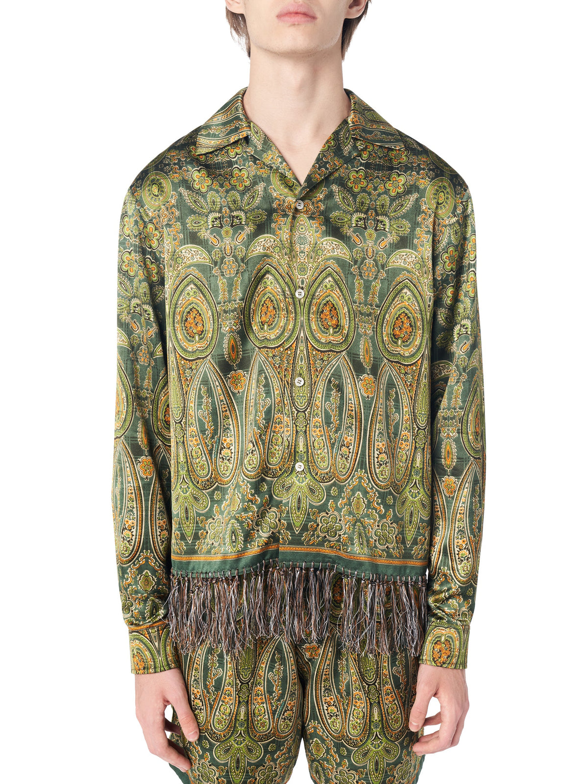 TAPESTRY LS BOWLING SHIRT
