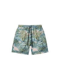 FLORAL ALOHA TREE SILK SHORT