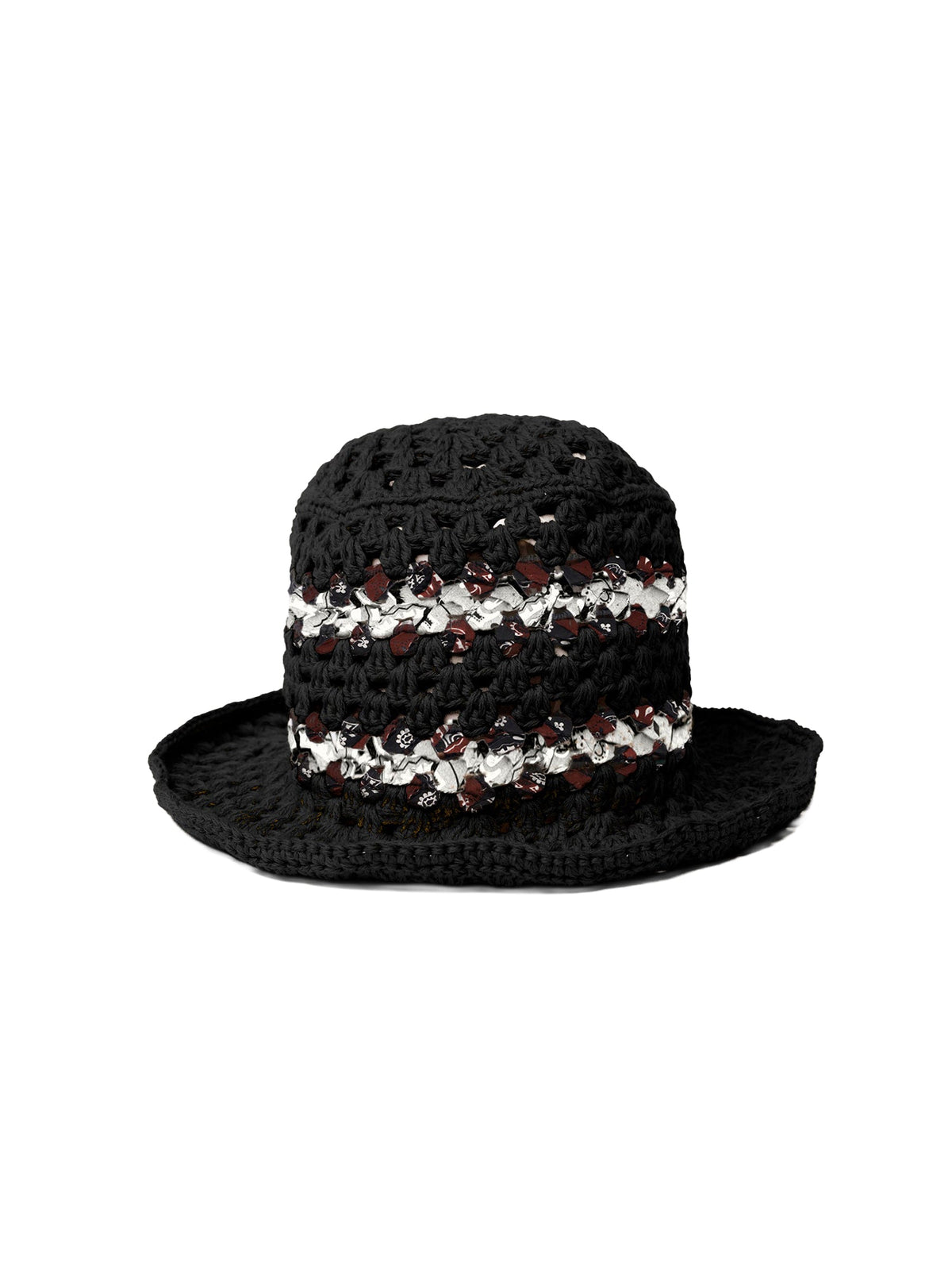 CROCHET BANDANA BUCKET HAT