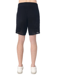 FLORAL MESH KNIT SHORT