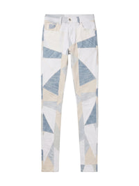 SKINNY DENIM PATCHWORK