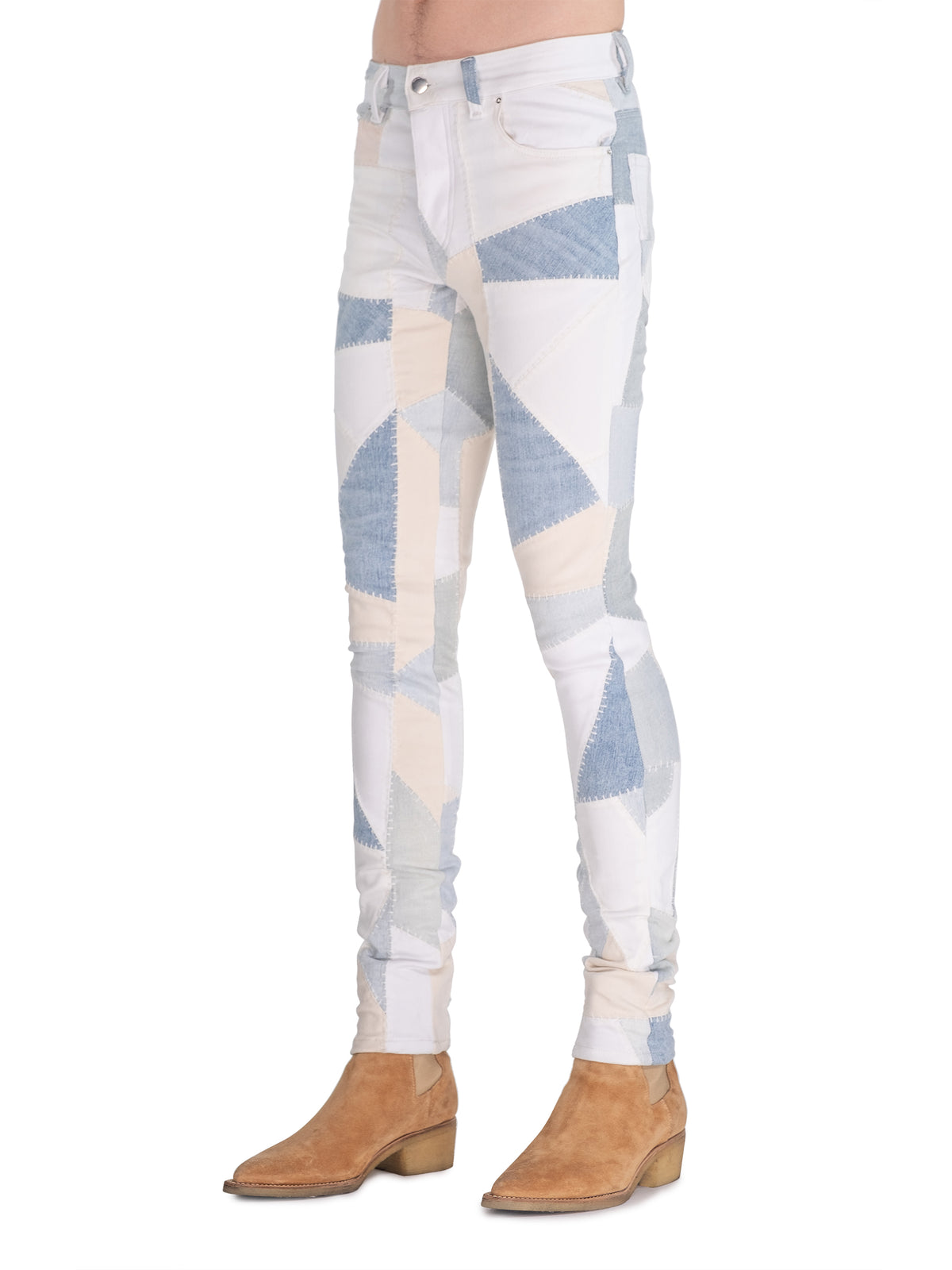 SKINNY DENIM PATCHWORK