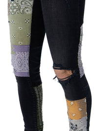 BANDANA ART PATCH JEAN