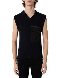 PRINTED MILITARY VEST