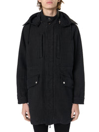 QUILTED FISHTAIL PARKA