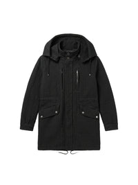 QUILTED FISHTAIL PARKA