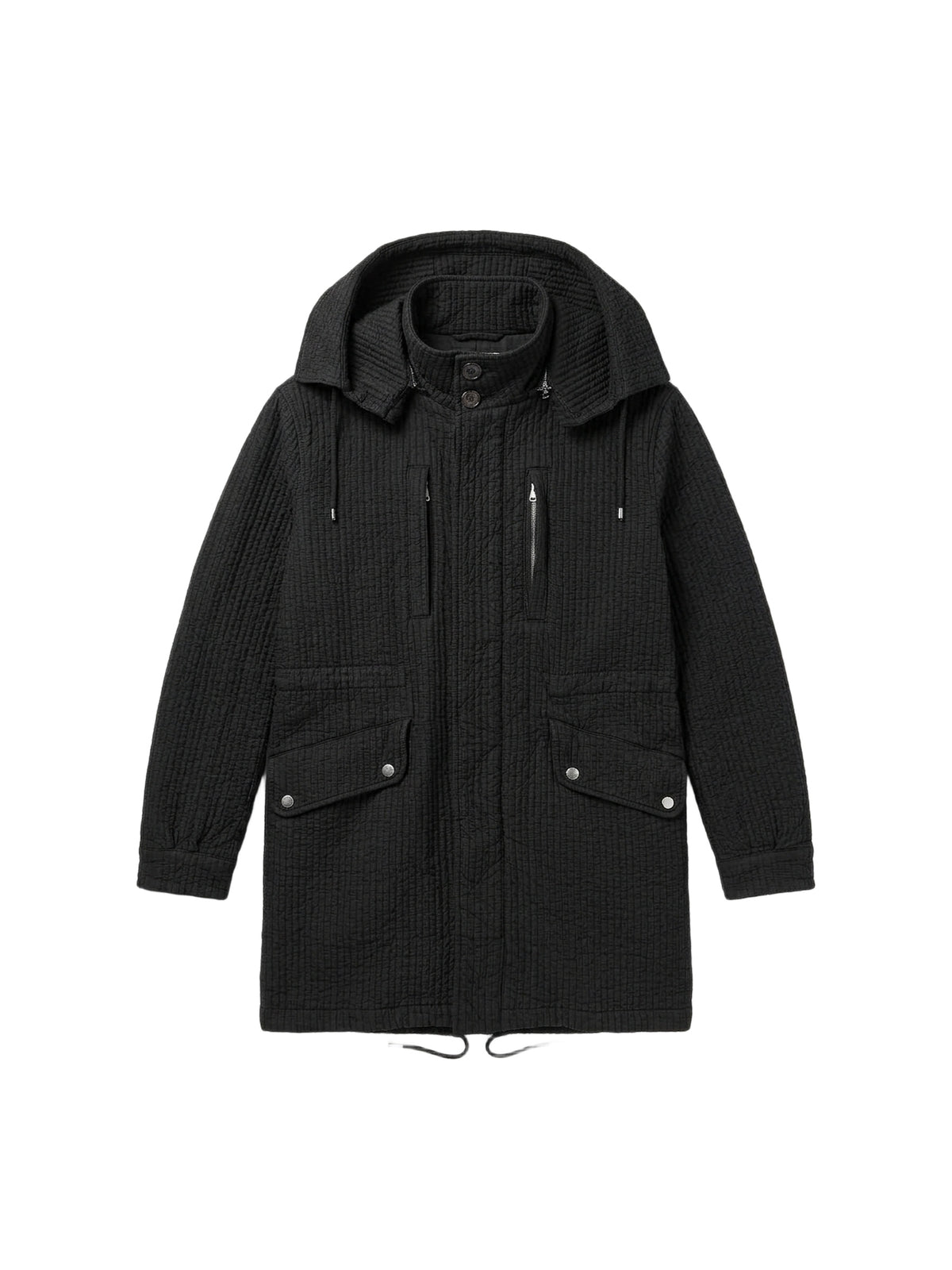 QUILTED FISHTAIL PARKA