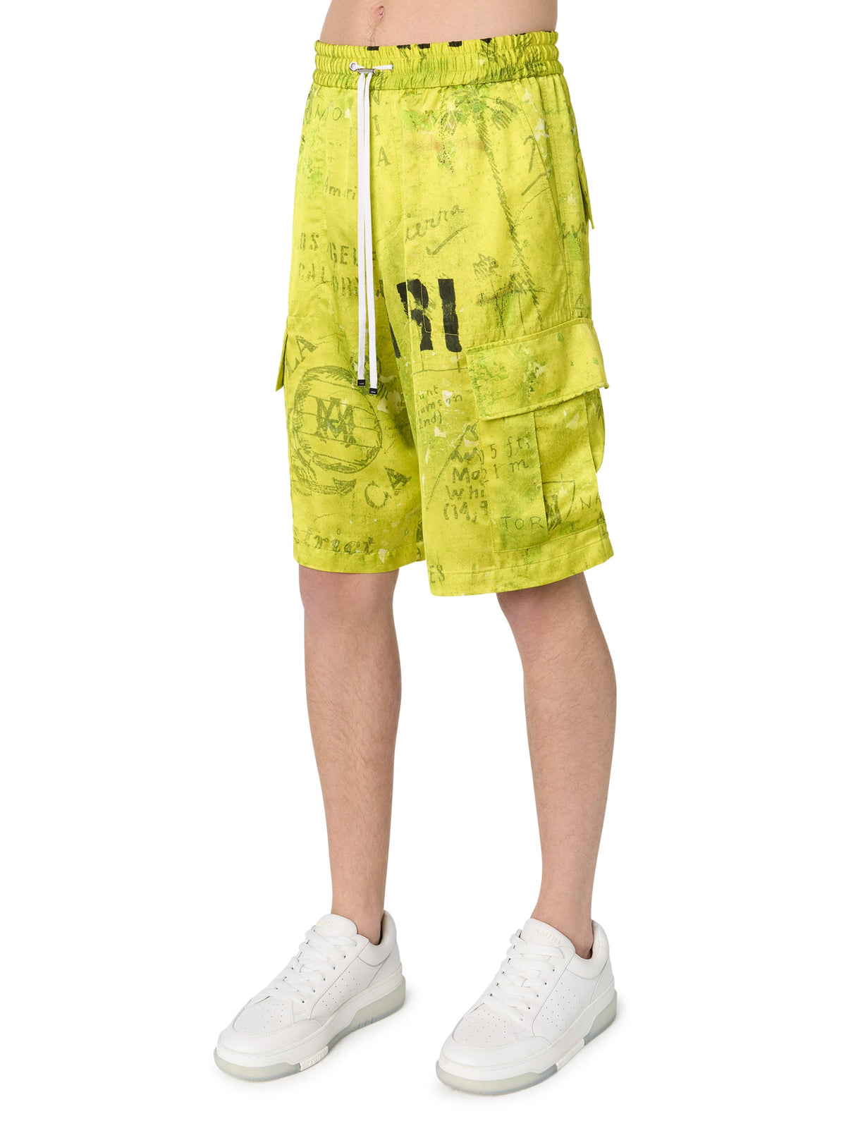 ARMY STENCIL CARGO SHORT