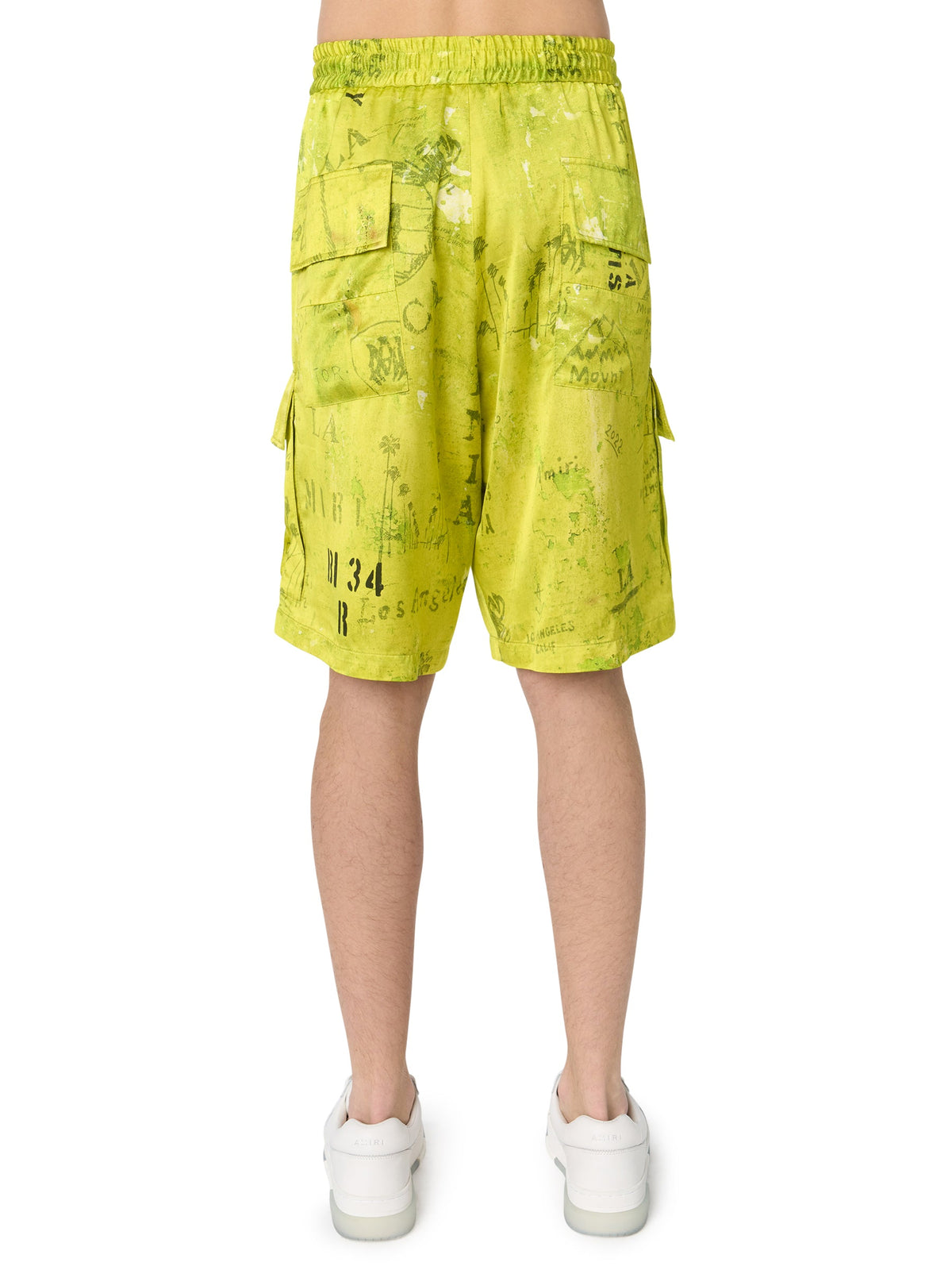 ARMY STENCIL CARGO SHORT