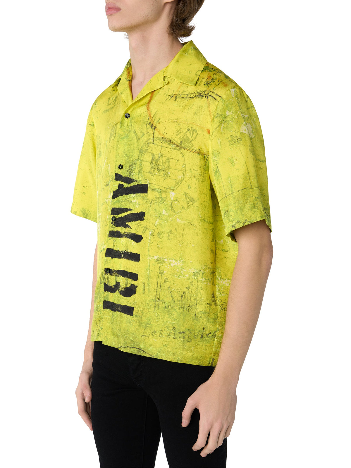 ARMY STENCIL CAMP SHIRT