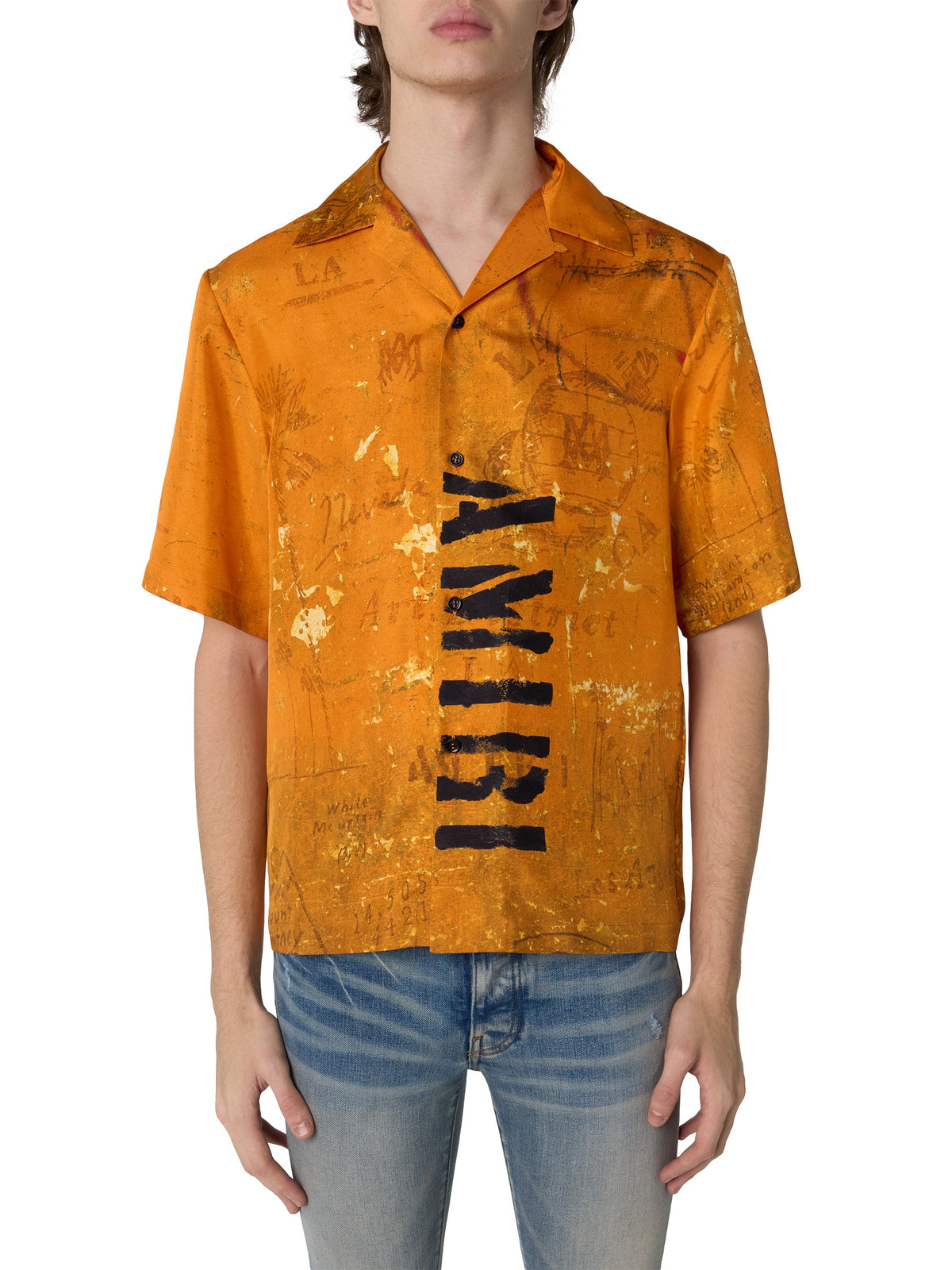ARMY STENCIL CAMP SHIRT