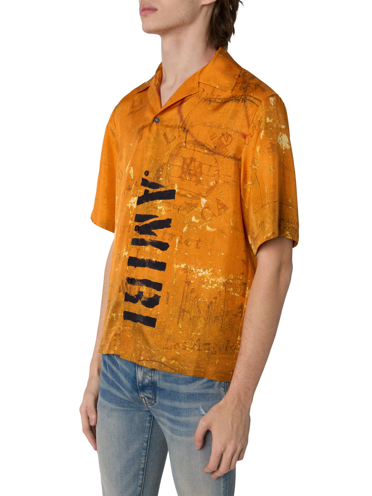 ARMY STENCIL CAMP SHIRT