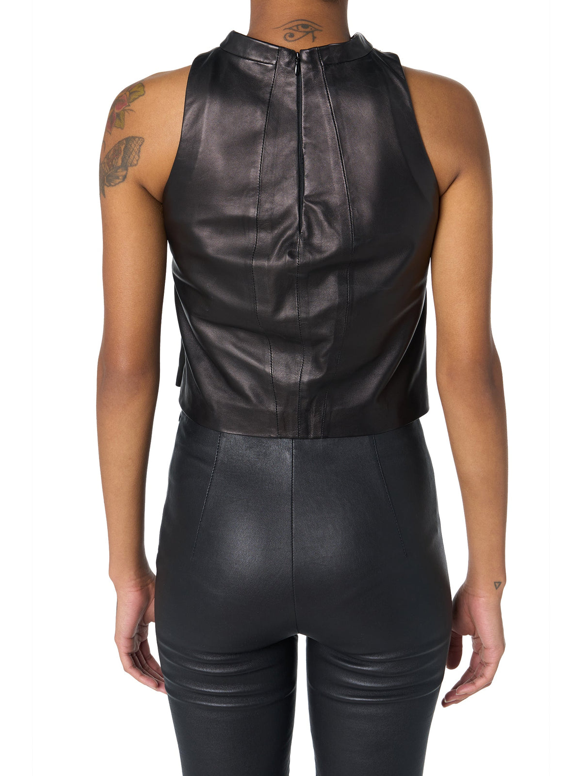 CROPPED MOCK NECK