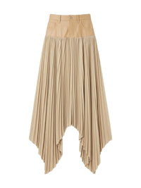 HYBRID PLEATED SKIRT
