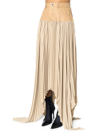 HYBRID PLEATED SKIRT