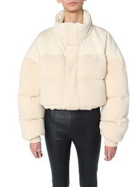 KNIT PUFFER JACKET