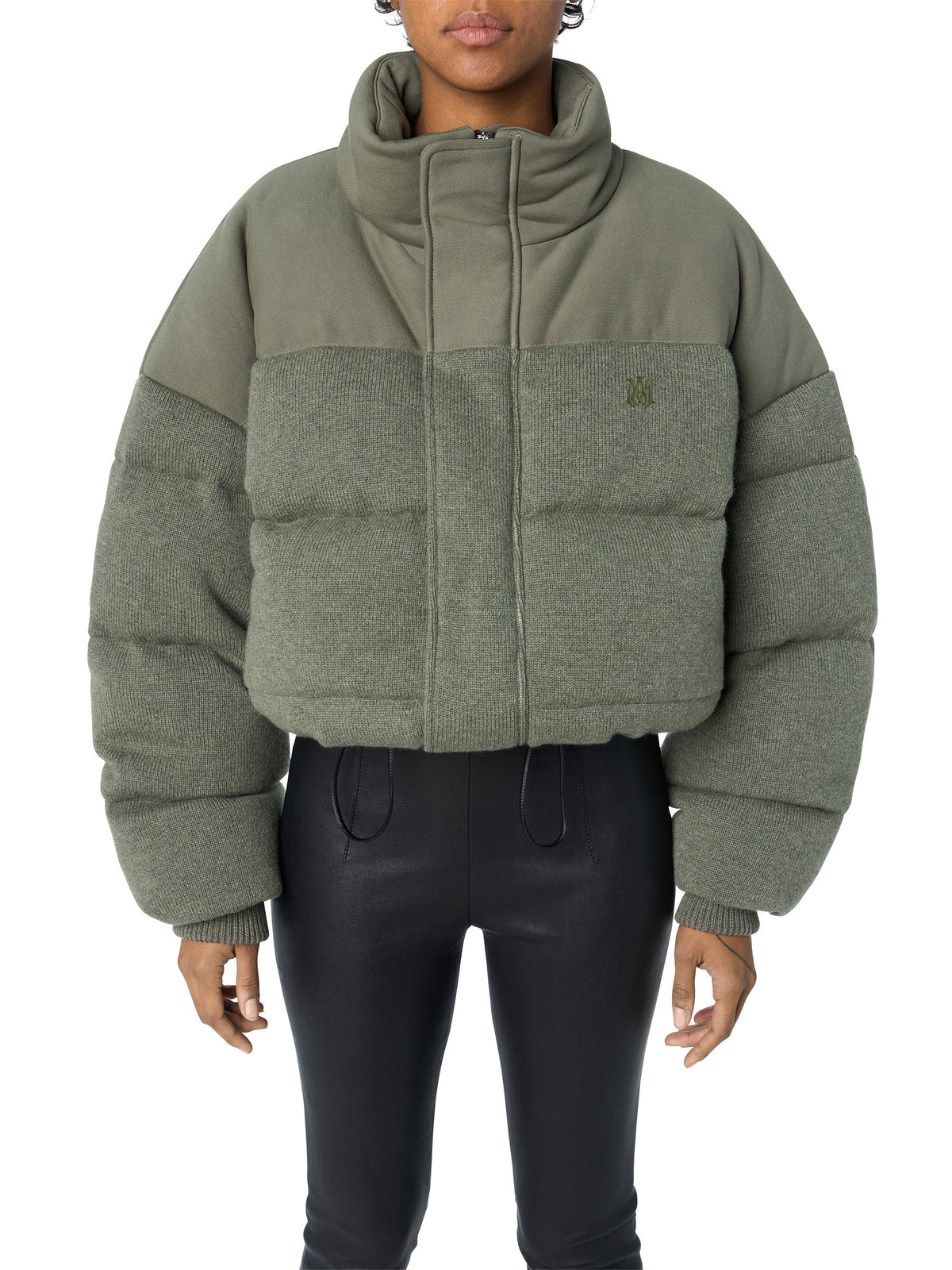 KNIT PUFFER JACKET