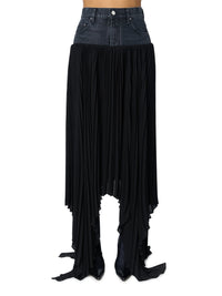 HYBRID PLEATED SKIRT