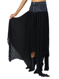 HYBRID PLEATED SKIRT
