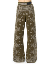 BANDANA KNIT SWEATPANT