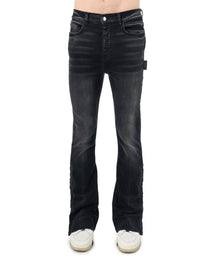 STACKED FLARE JEAN