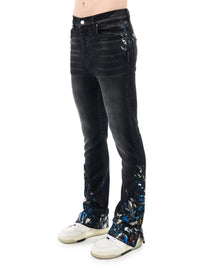 PAINT SPLATTER FLARE JEAN