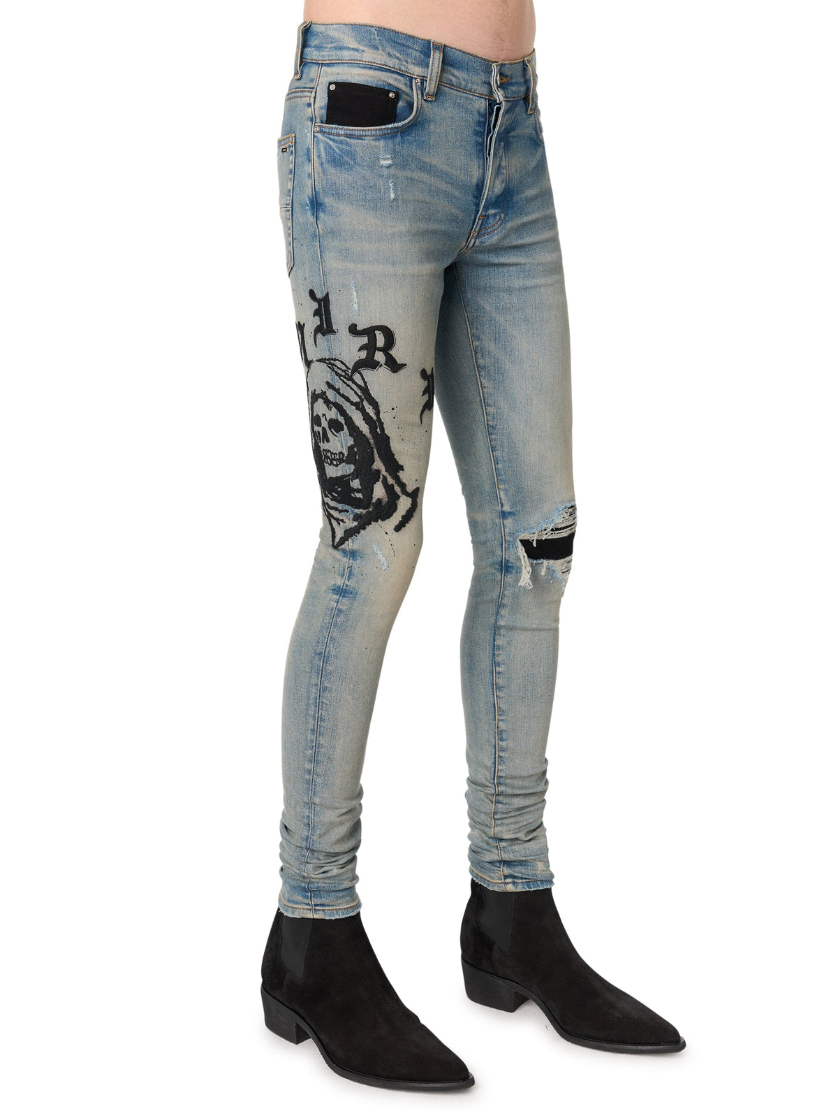 WES LANG REAPER LOGO JEAN