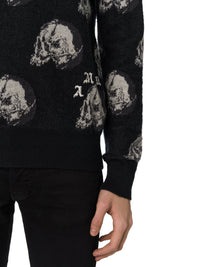 WES LANG REPEAT SKULL CREW