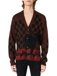 WES LANG SKULL CARDIGAN
