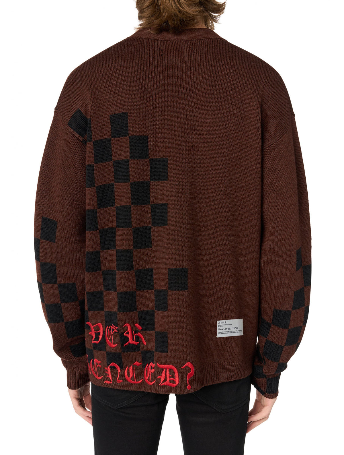 WES LANG SKULL CARDIGAN