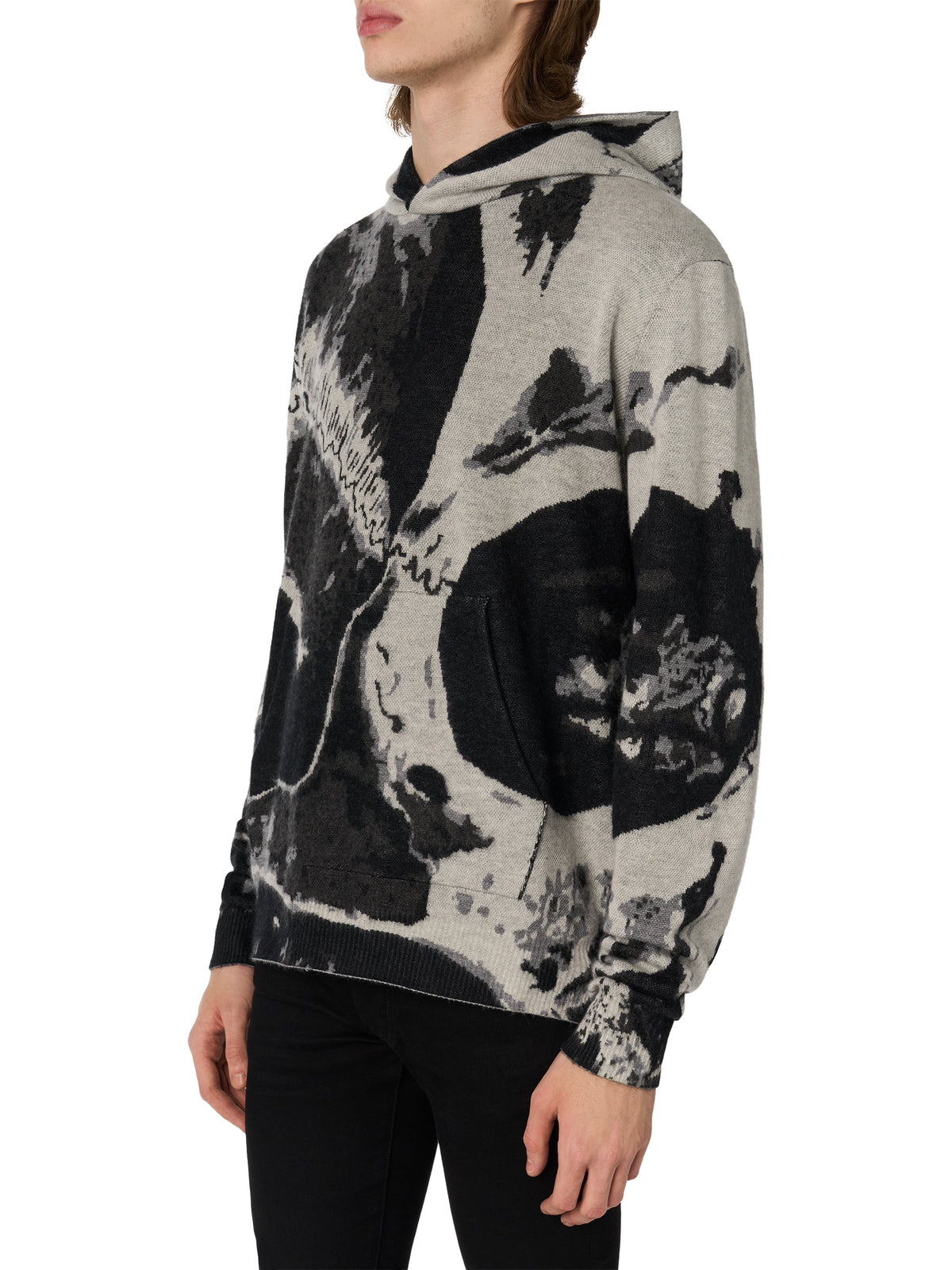 ABSTRACT SKULL HOODIE