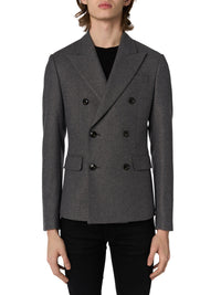 WOOL FLANNEL DB BLAZER
