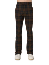 PLAID FLARE PANTS