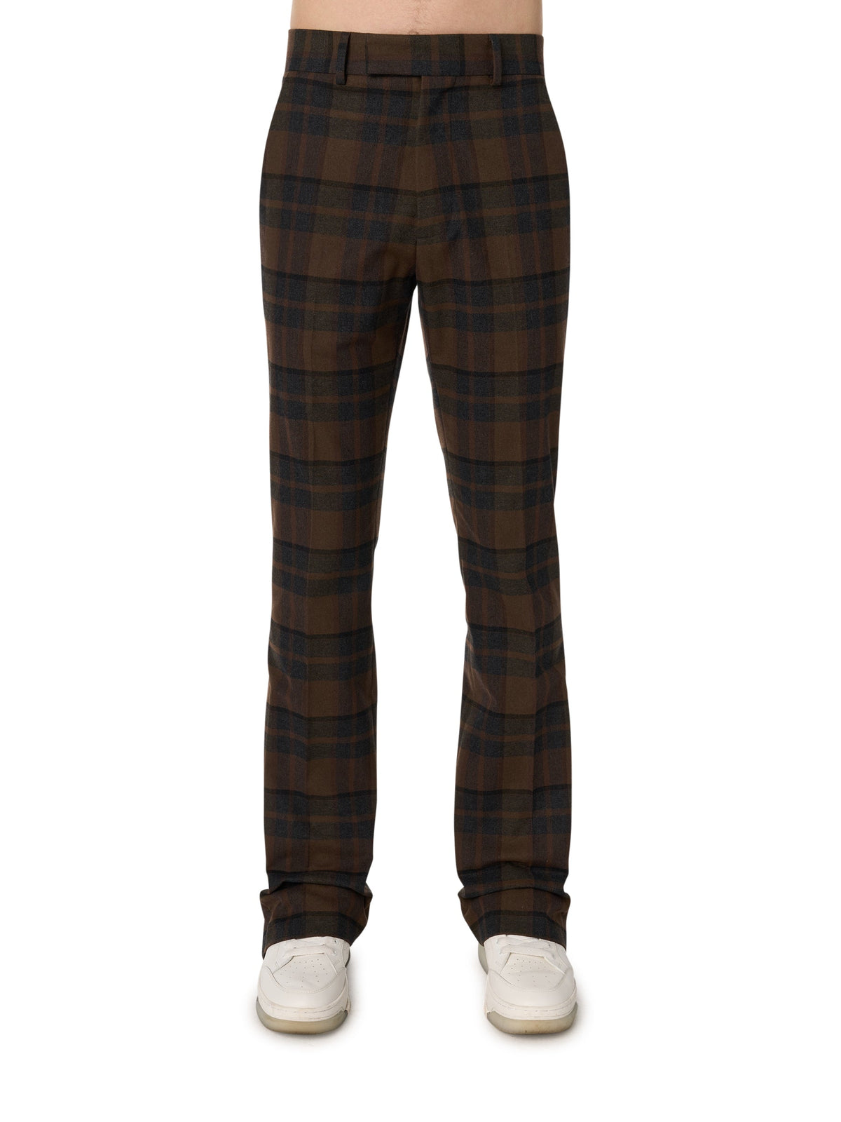 PLAID FLARE PANTS