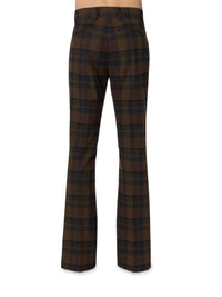 PLAID FLARE PANTS