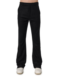 WOOL FLANNEL FLARE PANTS