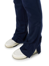 WOOL FLANNEL FLARE PANTS