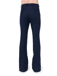 WOOL FLANNEL FLARE PANTS