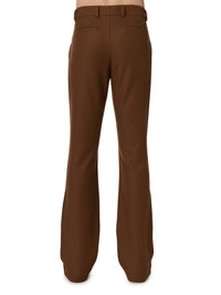 WOOL FLANNEL FLARE PANTS