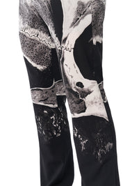 BIG SKULL FLARE PANTS