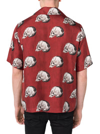 ALL OVER SKULL BOWLING SHIRT