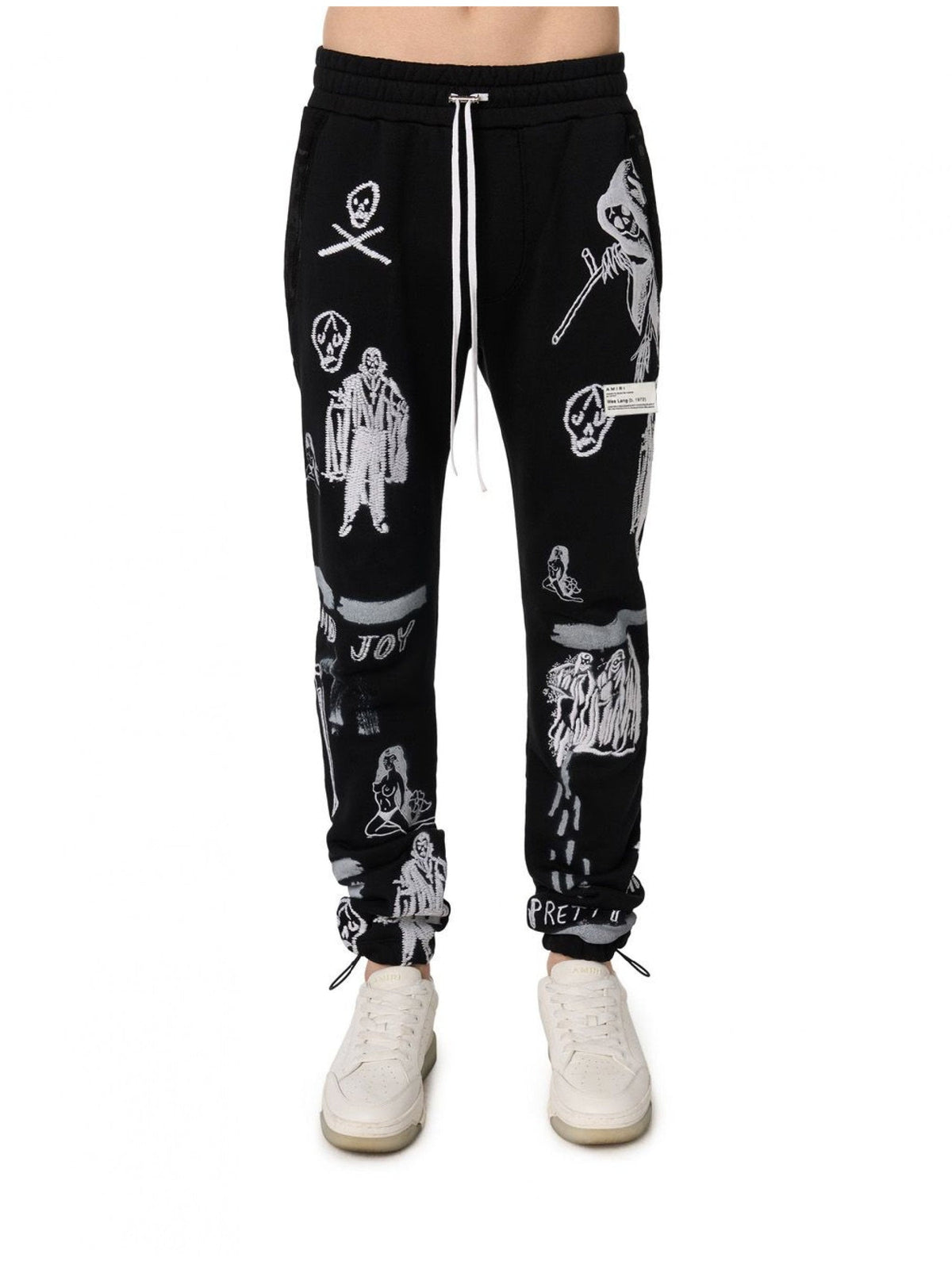 WES LANG EMBROIDERED SWEATPANT