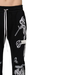 WES LANG EMBROIDERED SWEATPANT