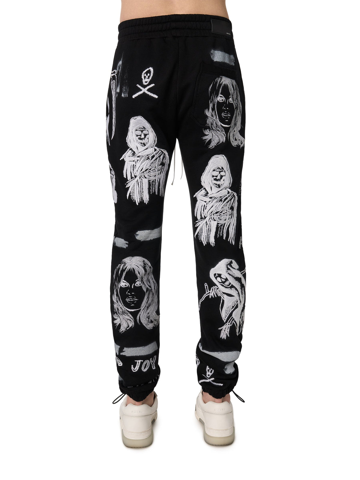 WES LANG EMBROIDERED SWEATPANT