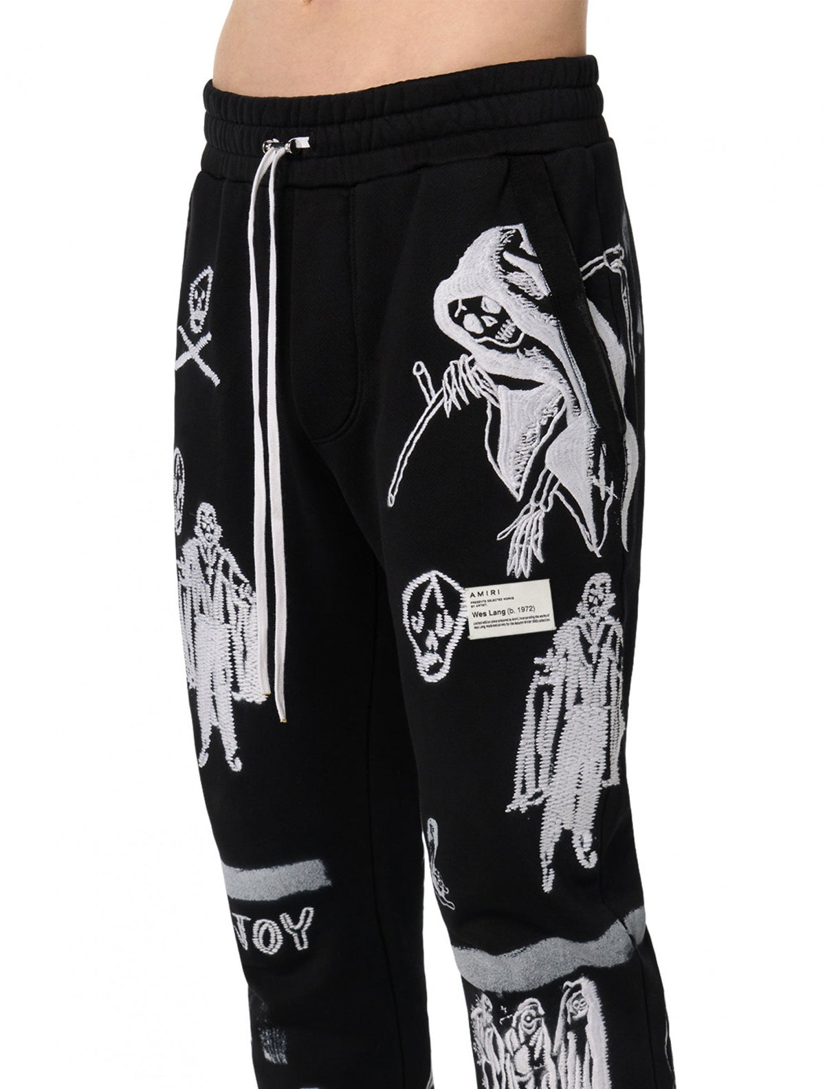 WES LANG EMBROIDERED SWEATPANT