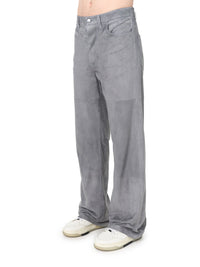 SUEDE BAGGY PANTS