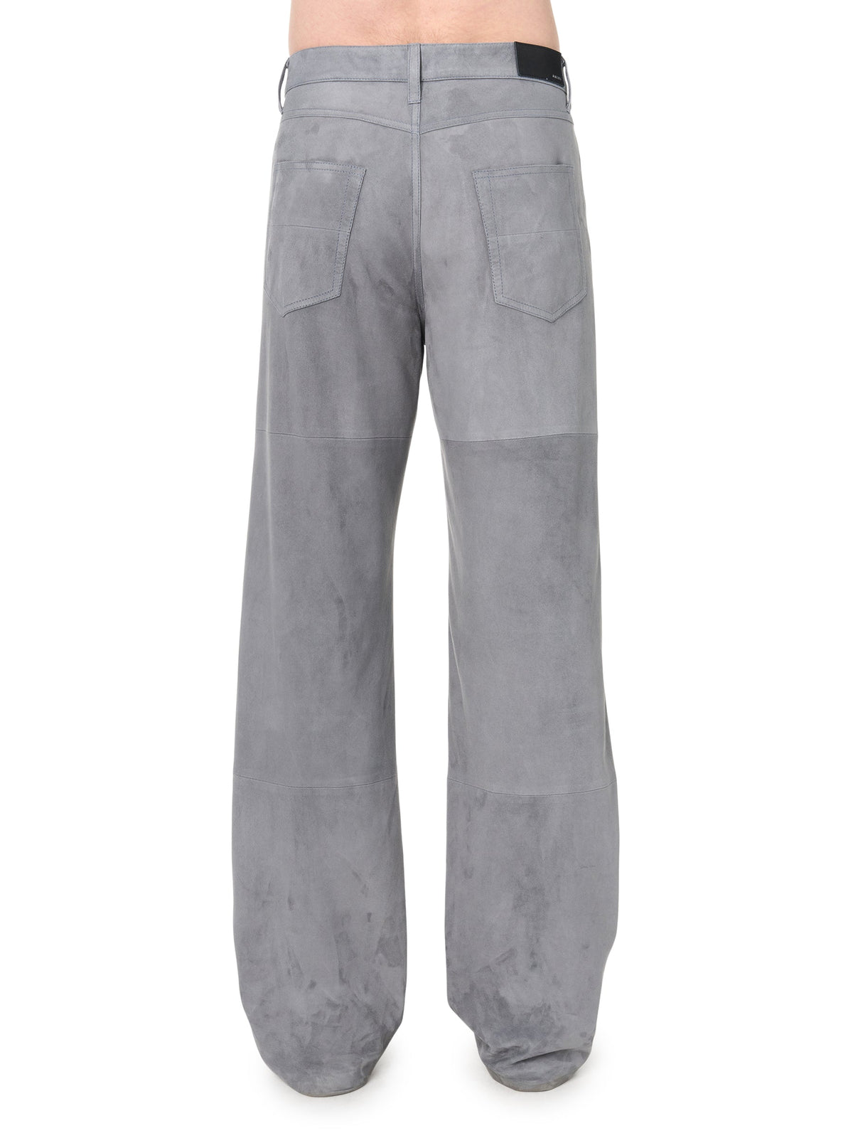 SUEDE BAGGY PANTS